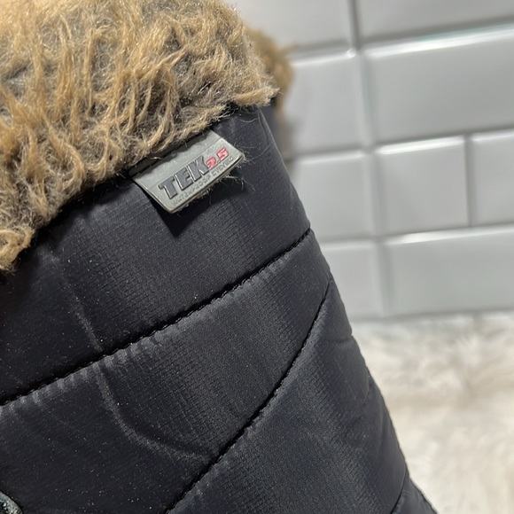 🔥🔥 L.L. Bean 284883 Carrabassett Fur Lace-Up Knee High Snow Boots Women Sz 6.5 - Picture 5 of 10